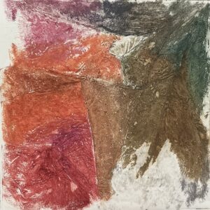 Paroi Rouge brun vert
