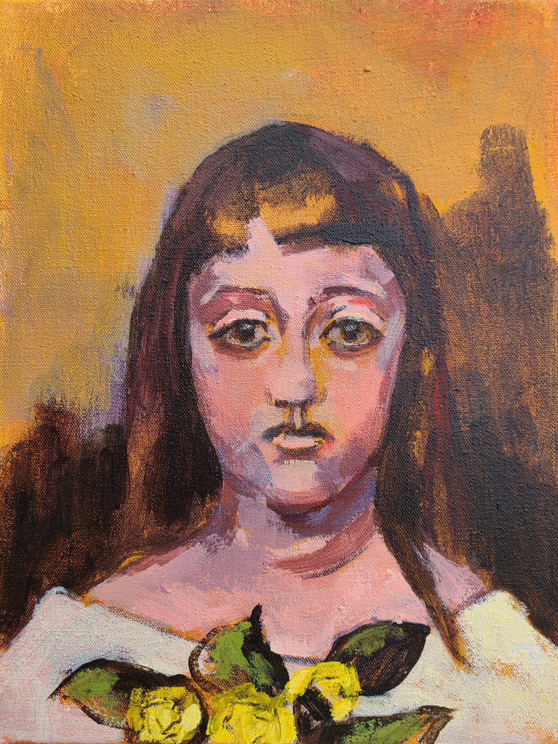 Dans tes Yeux #1-Acrylique sur toile-35x27-410 euros