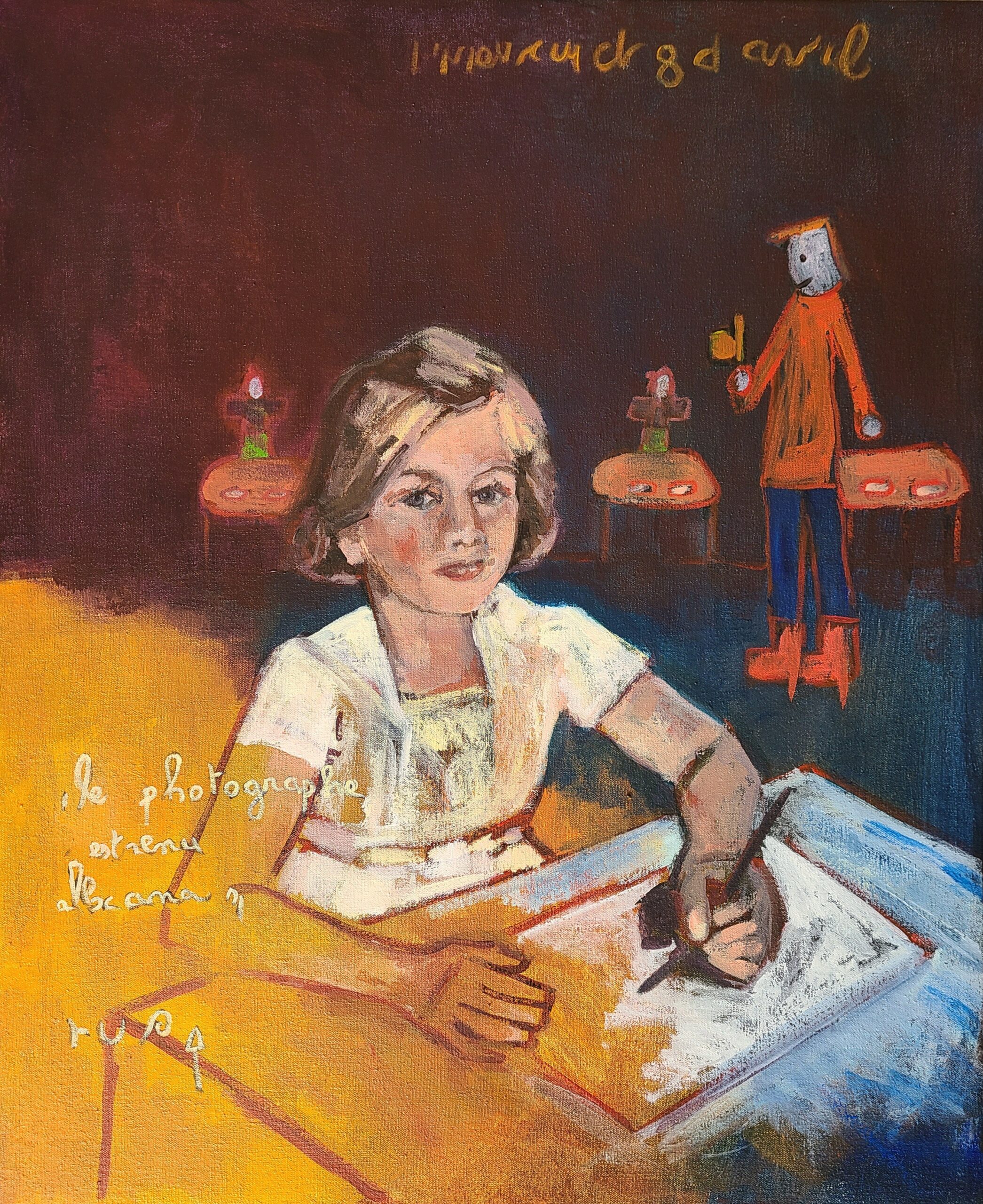 Le photographe est venu-acrylique sur toile_73X60_1450 EUROS